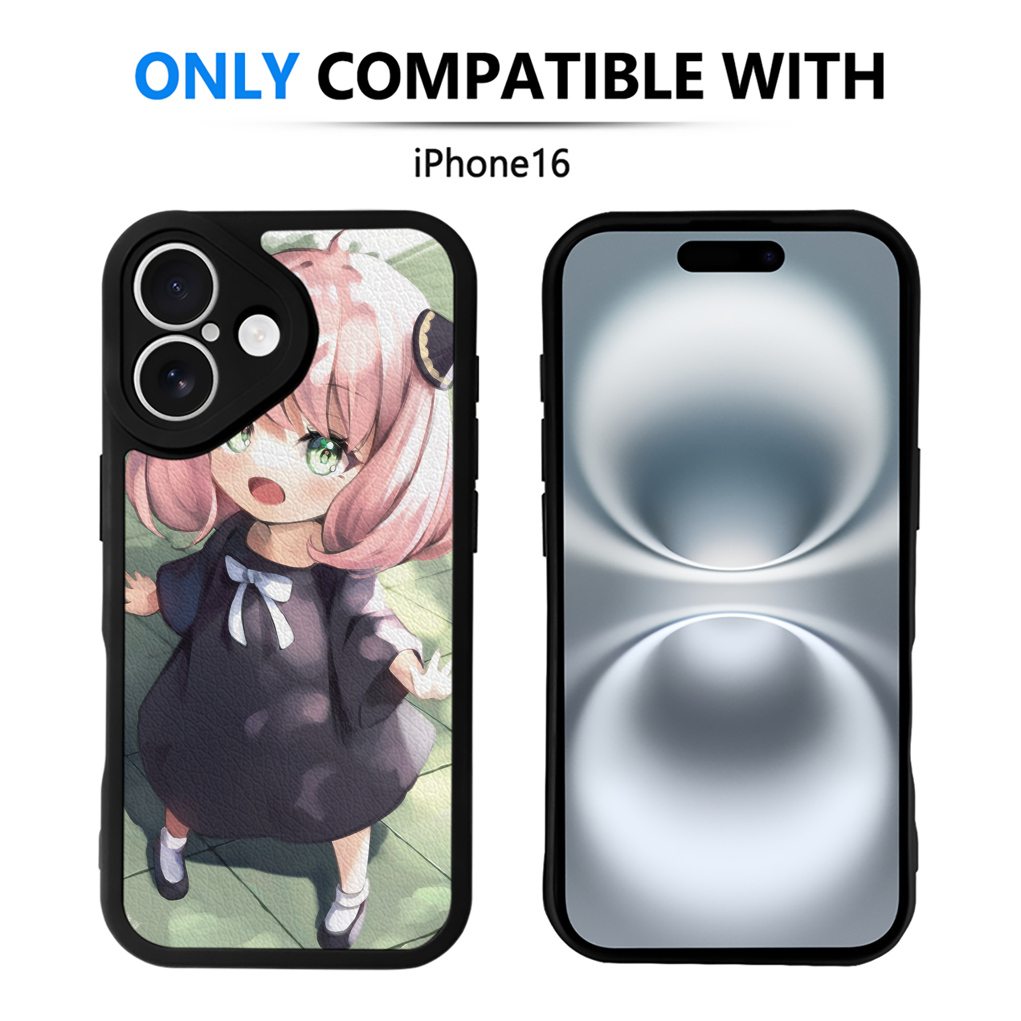 （画像用） SPY×FAMILY间谍家家酒 【iPhone 16シリーズ対応】シリコンスマホケース（レザー調） 材質：シリコン